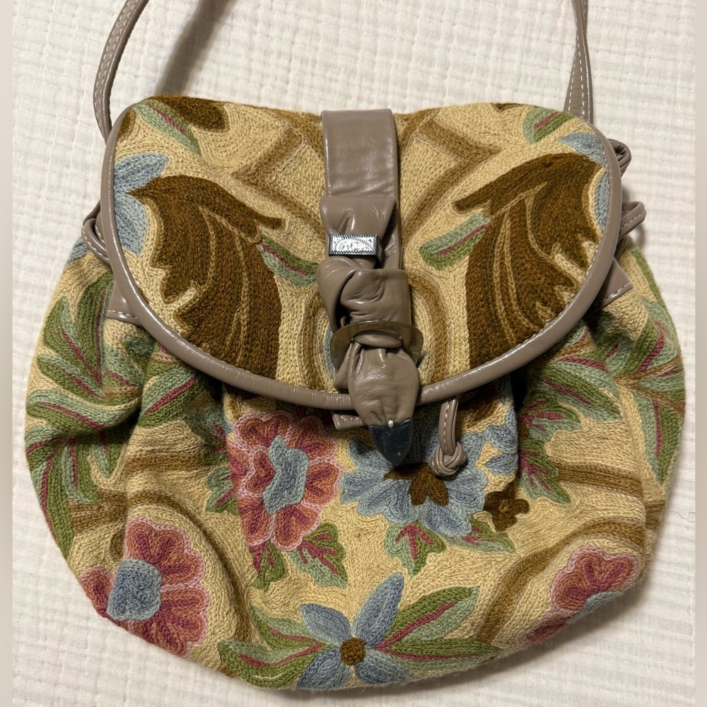 Vintage Towanny Floral Tapestry Women's Purse